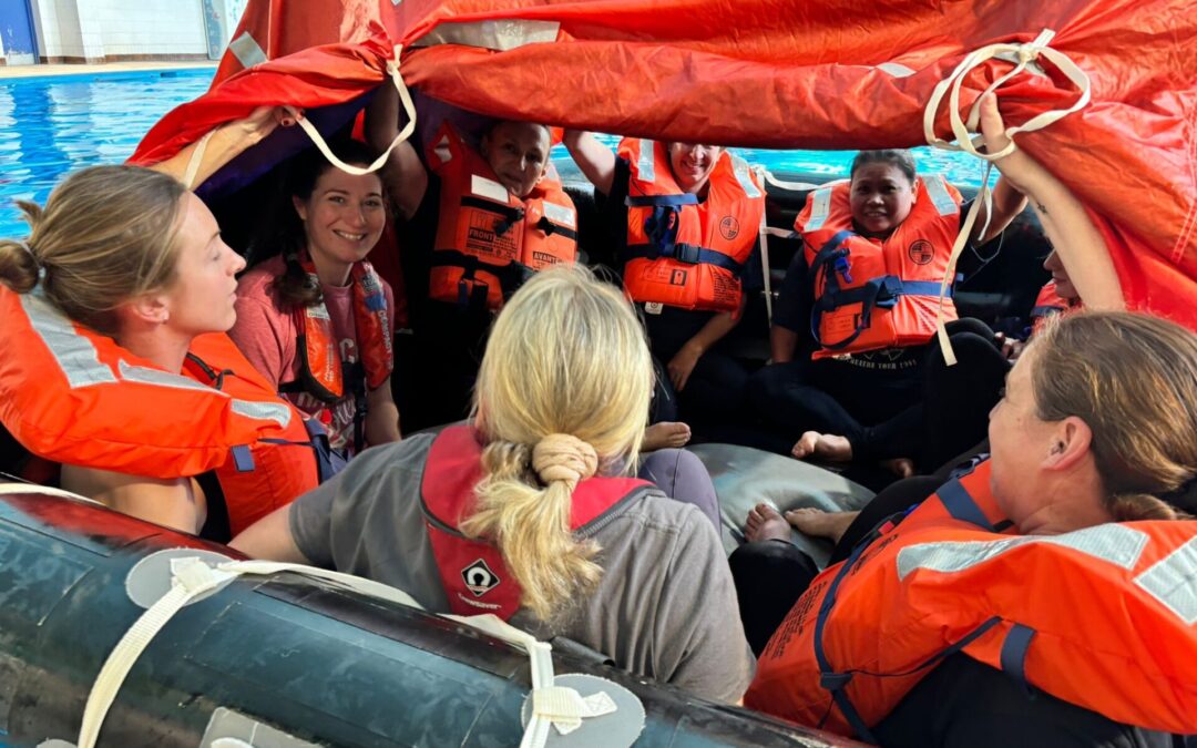 Everard Supports All-Women Sea Survival Course